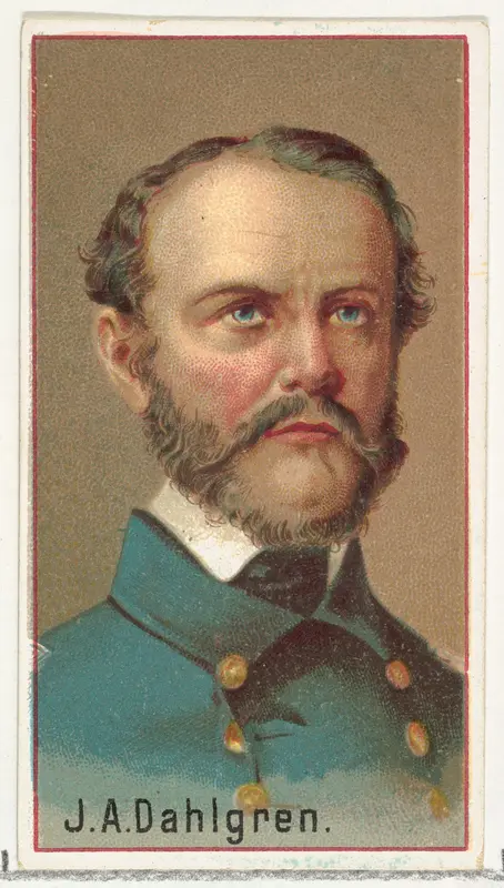 J. A. Dahlgren, printer's sample for the World's Inventors souvenir album (A25) for Allen & Ginter Cigarettes by Allen & Ginter - High-Resolution Digital Print