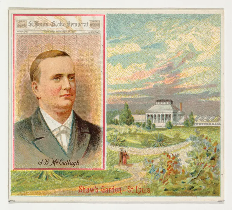 J. B. McCullagh, St. Louis Globe-Democrat, from the American Editors series (N35) for Allen & Ginter Cigarettes Wall Art by Allen & Ginter - High-Resolution Digital Print