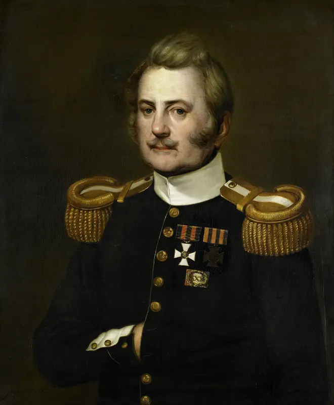 J. D. B. Wilkens, Lieutenant Colonel in the Infantry Wall Art by Jurjen de Jong - High-Resolution Digital Print