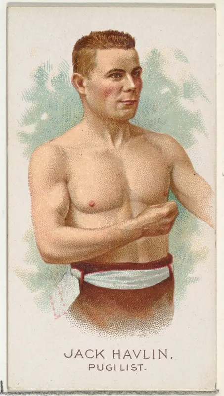 Jack Havlin, Pugilist, from World's Champions, Series 2 (N29) for Allen & Ginter Cigarettes Wall Art by Allen & Ginter - High-Resolution Digital Print