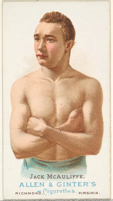 Jack McAuliffe, Pugilist, from World's Champions, Series 1 (N28) for Allen & Ginter Cigarettes Wall Art by Allen & Ginter - High-Resolution Digital Print