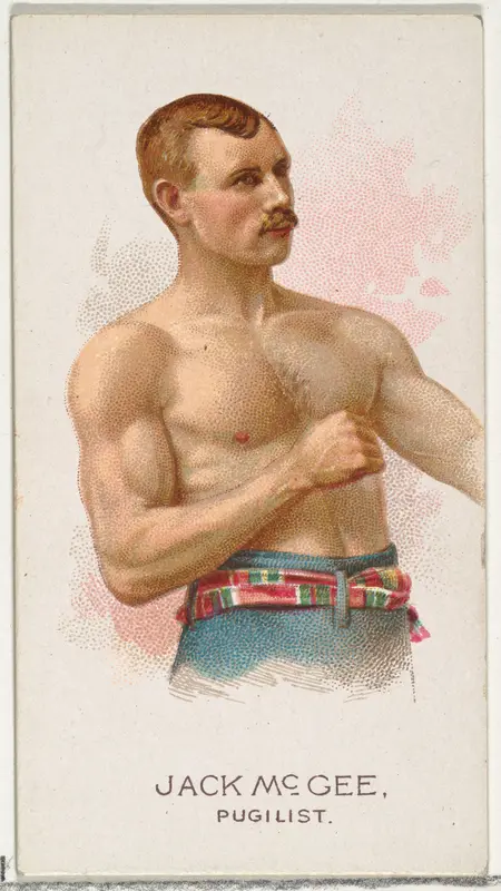 Jack McGee, Pugilist, from World's Champions, Series 2 (N29) for Allen & Ginter Cigarettes Wall Art by Allen & Ginter - High-Resolution Digital Print