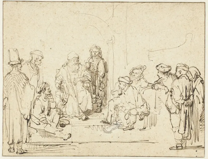 Jacob and his Sons Wall Art by Rembrandt van Rijn - High-Resolution Digital Print