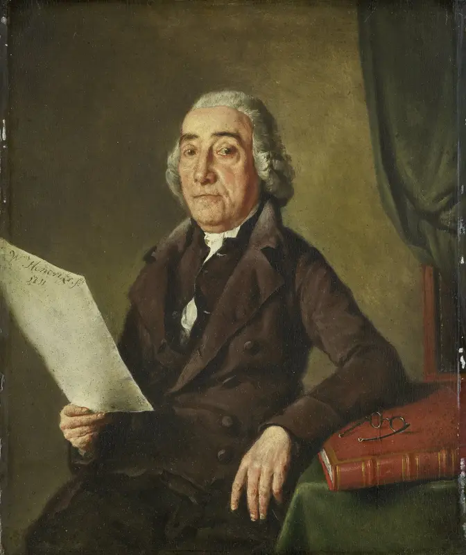 Jacob de Vos Sr (1735-1833), Amsterdam Art Collector Wall Art by Wybrand Hendriks - High-Resolution Digital Print