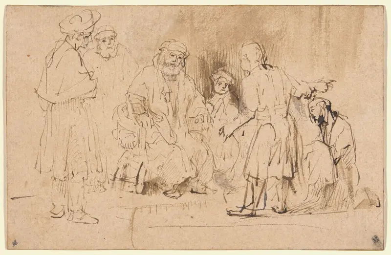 Jacob Shown Joseph’s Blood-Stained Coat Wall Art by Aert de Gelder - High-Resolution Digital Print