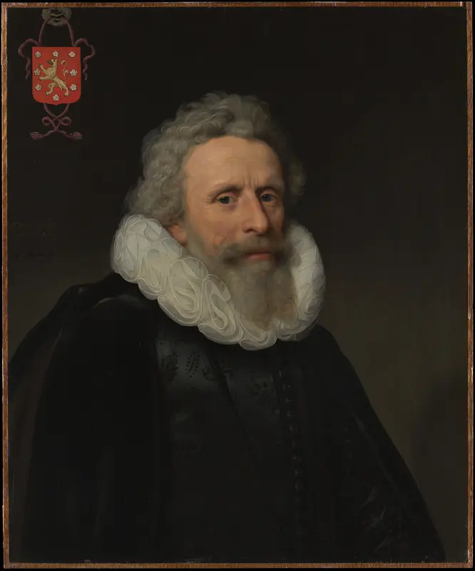 Jacob van Dalen (1570–1644), Called Vallensis Wall Art by Michiel Jansz. van Mierevelt - High-Resolution Digital Print
