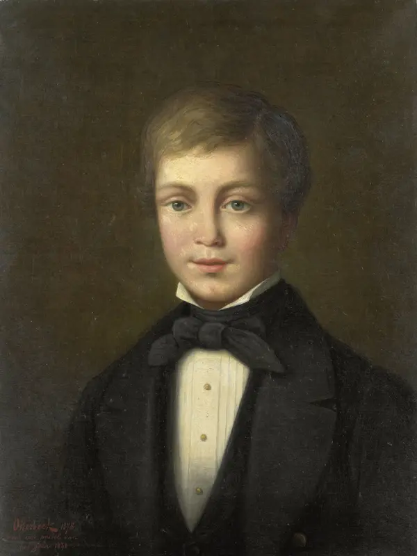 Jacob van Eeghen (1818-34). Op twaalfjarige leeftijd Wall Art by Jacobus Hermanus Otterbeek - High-Resolution Digital Print