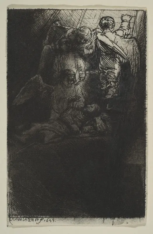 Jacob's Ladder Wall Art by Rembrandt (Rembrandt van Rijn) - High-Resolution Digital Print