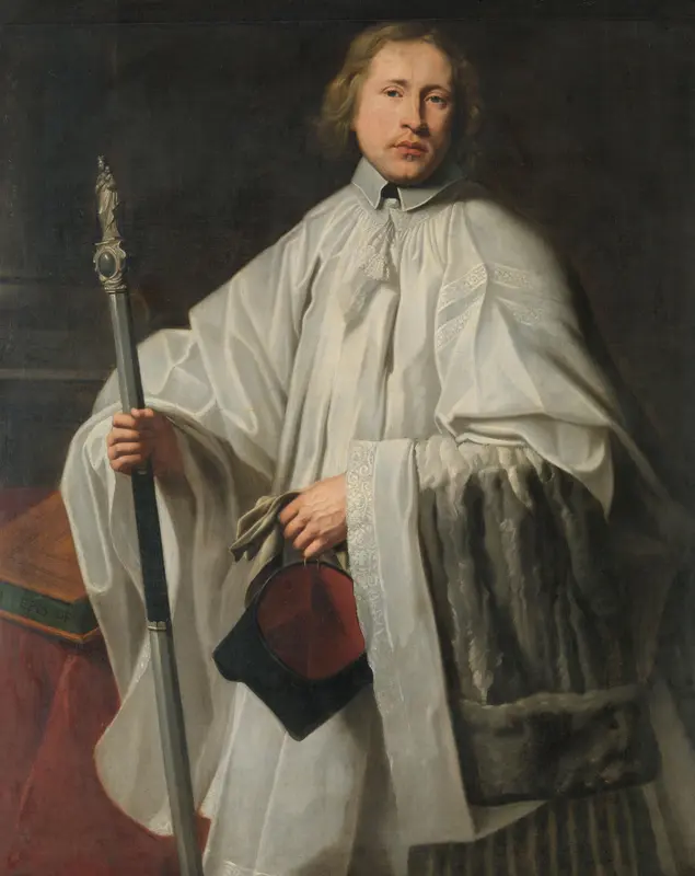 Jacobus Govaerts (geb. 1635/36). In 1661 benoemd tot ceremoniemeester en notator van het Kapittel te Antwerpen Wall Art by anonymous - High-Resolution Digital Print
