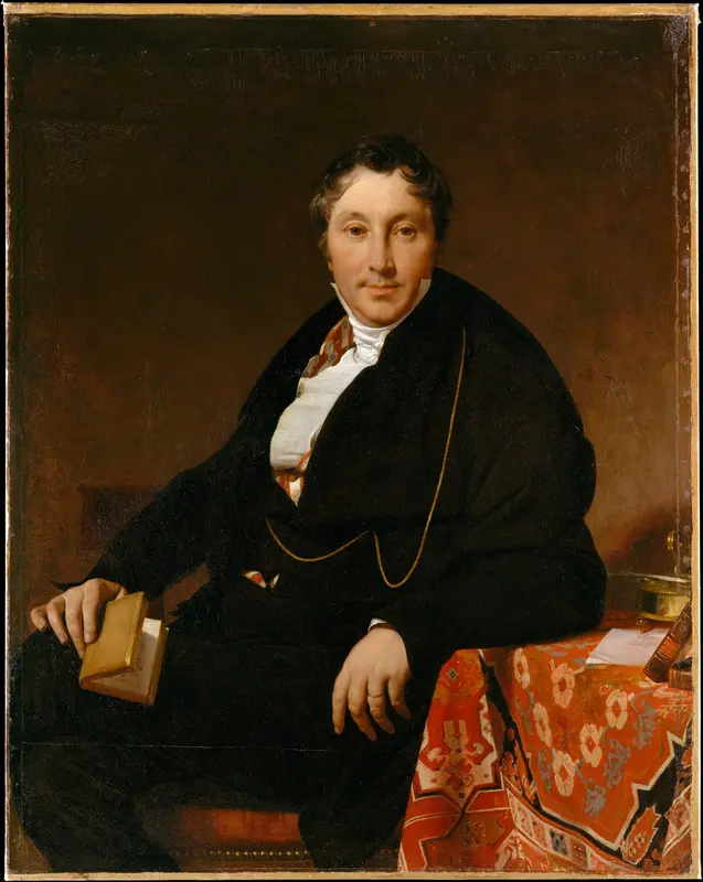 Jacques-Louis Leblanc (1774–1846) Wall Art by Jean Auguste Dominique Ingres - High-Resolution Digital Print
