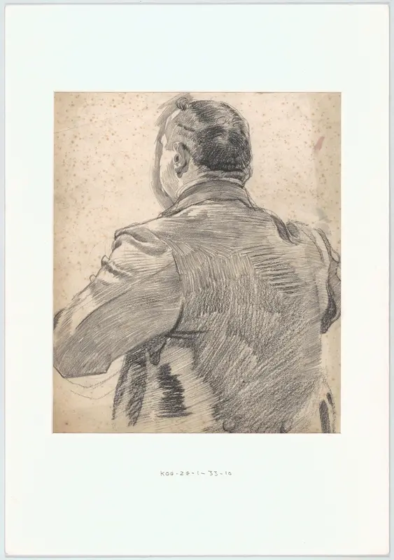 Jacques op de rug gezien Wall Art by Martin Monnickendam - High-Resolution Digital Print