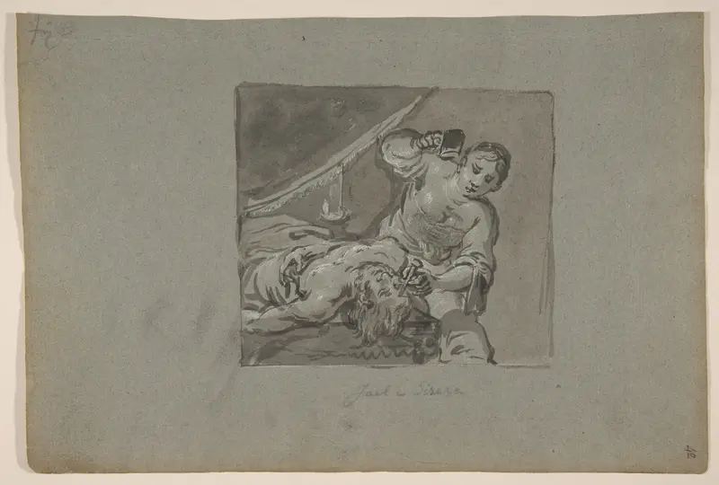 Jael and Sisera Wall Art by Leonaert Bramer - High-Resolution Digital Print