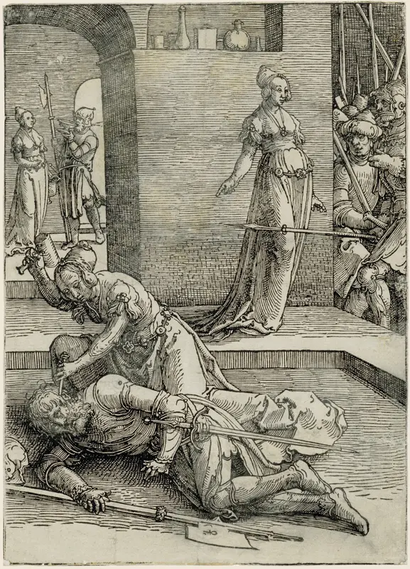 Jaël doodt Sisera Wall Art by Lucas van Leyden - High-Resolution Digital Print