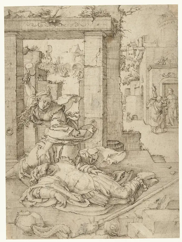 Jael en Sisera Wall Art by anonymous - High-Resolution Digital Print