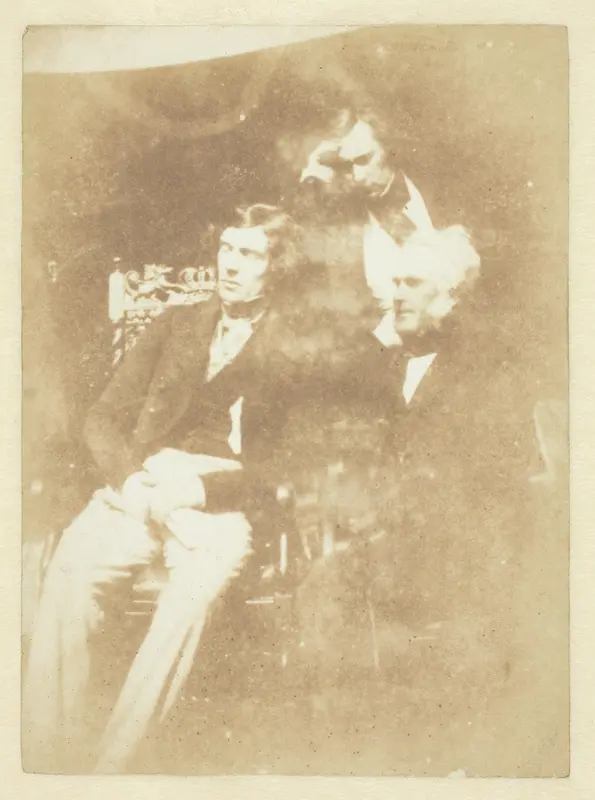 James Gordon, William Hanna D.D. and 'Mr. Cowan' Wall Art by David Octavius Hill - High-Resolution Digital Print