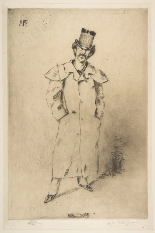 James McNeill Whistler Wall Art by Carlo Pellegrini - High-Resolution Digital Print
