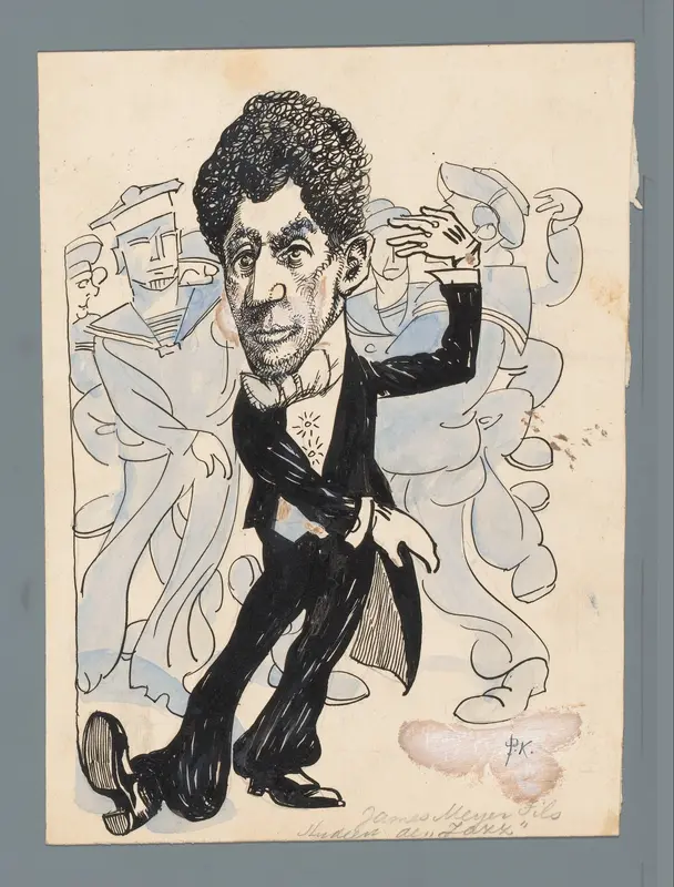 James Meijer dirigeert  jazzmuziek Wall Art by Unknown - High-Resolution Digital Print