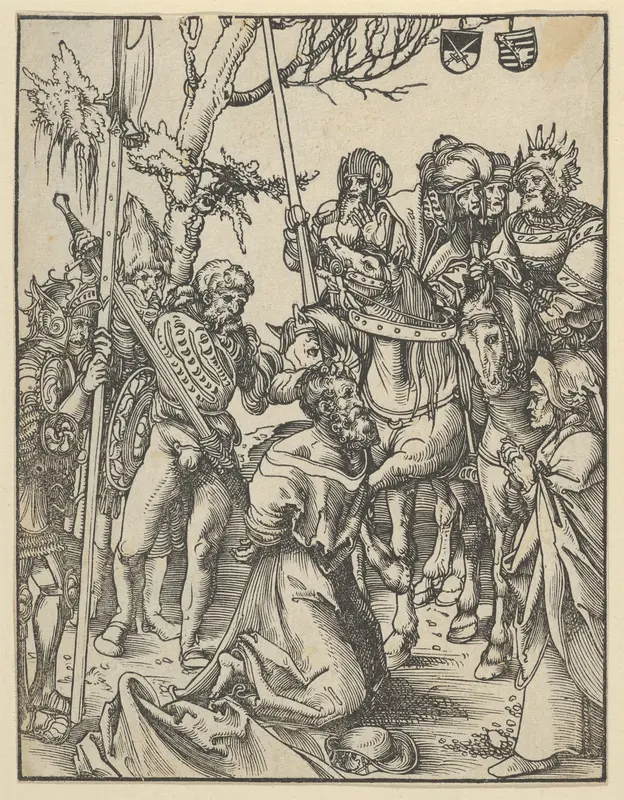 James The Greater from the Martyrdom of the Twelve Apostles Wall Art by Lucas Cranach the Elder - High-Resolution Digital Print