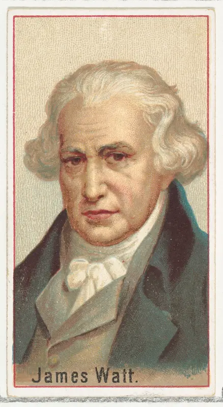 James Watt, printer's sample for the World's Inventors souvenir album (A25) for Allen & Ginter Cigarettes by Allen & Ginter - High-Resolution Digital Print