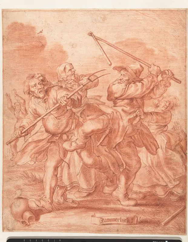 Jammerlijck! Wall Art by Adriaen Pietersz van de Venne - High-Resolution Digital Print