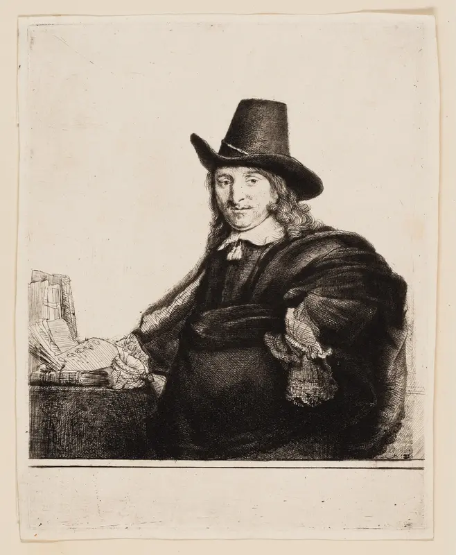 Jan Asselijn, Painter Wall Art by Rembrandt van Rijn - High-Resolution Digital Print