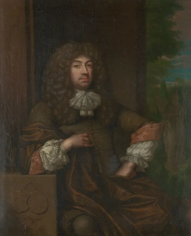 Jan Boudaen Courten (1635-1716), heer van St Laurens, Schellach en Popkensburg. Raad van Middelburg en bewindhebber der VOC Wall Art by Philip van Dijk - High-Resolution Digital Print