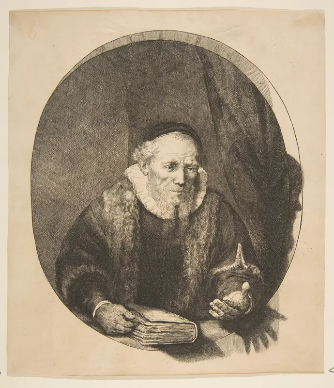 Jan Cornelis Sylvius, Preacher (reverse copy) Wall Art by Rembrandt (Rembrandt van Rijn) - High-Resolution Digital Print