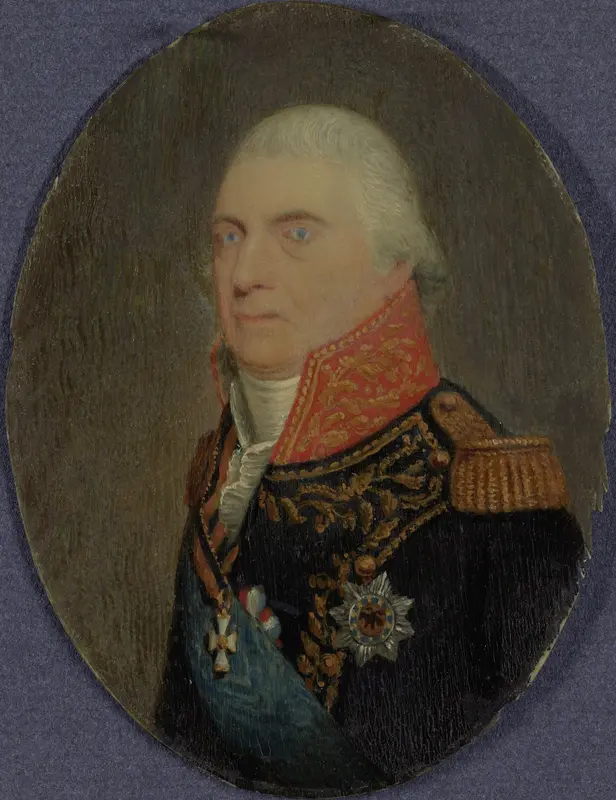 Jan Hendrik van Kinsbergen (1735-1819). Vice-admiraal, buitengewoon maarschalk der Hollandse zeemacht Wall Art by anonymous - High-Resolution Digital Print