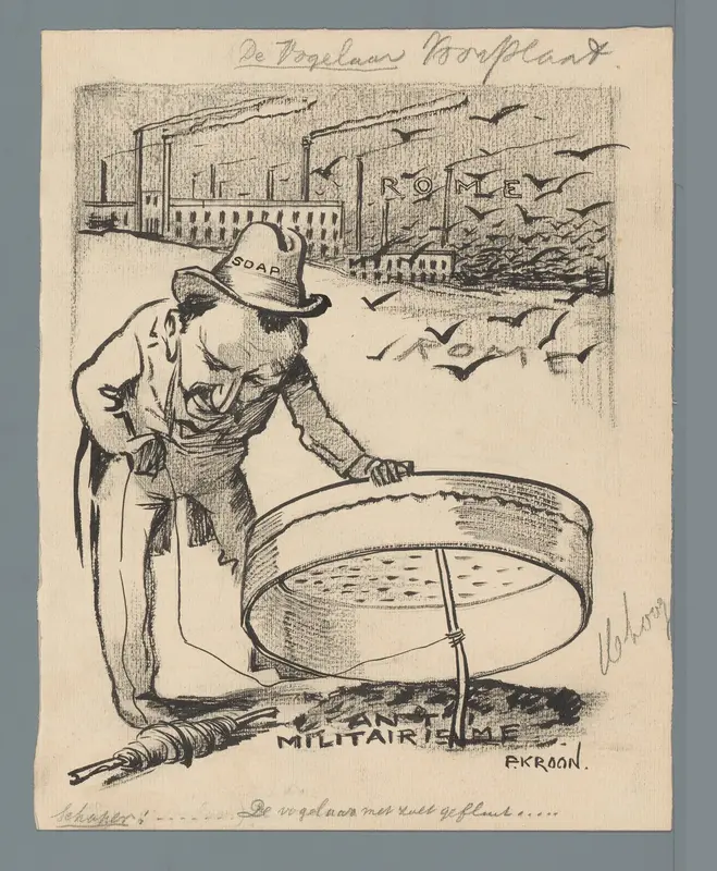 Jan Schaper en het anti-militarisme Wall Art by Unknown - High-Resolution Digital Print