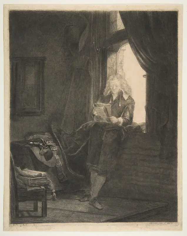 Jan Six Wall Art by Rembrandt (Rembrandt van Rijn) - High-Resolution Digital Print