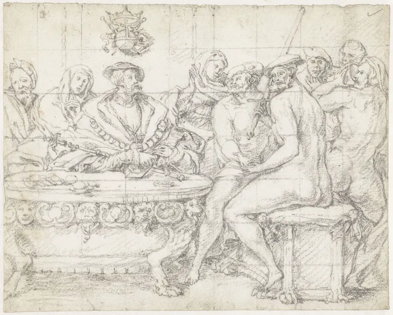 Jan van Leyden en zijn raad Wall Art by Heinrich Aldegrever - High-Resolution Digital Print