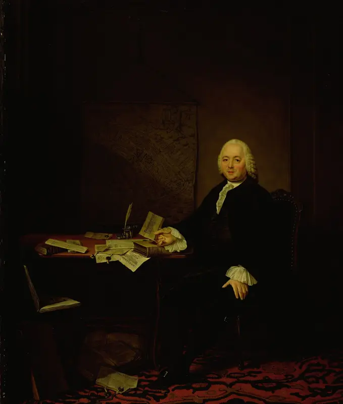 Jan Wagenaar (1709-76). Stadshistorieschrijver van Amsterdam Wall Art by Tibout Regters - High-Resolution Digital Print