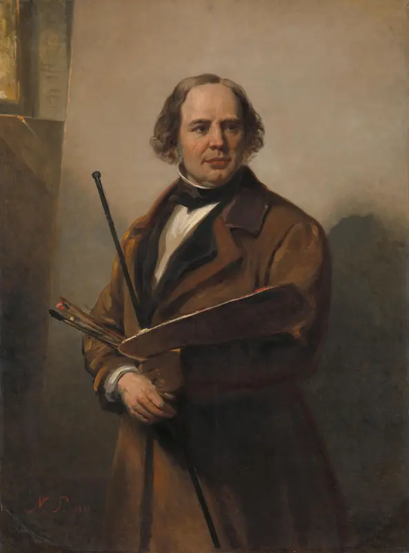 Jan Willem Pieneman (1779-1853). Schilder, vader van Nicolaas Pieneman Wall Art by Nicolaas Pieneman - High-Resolution Digital Print