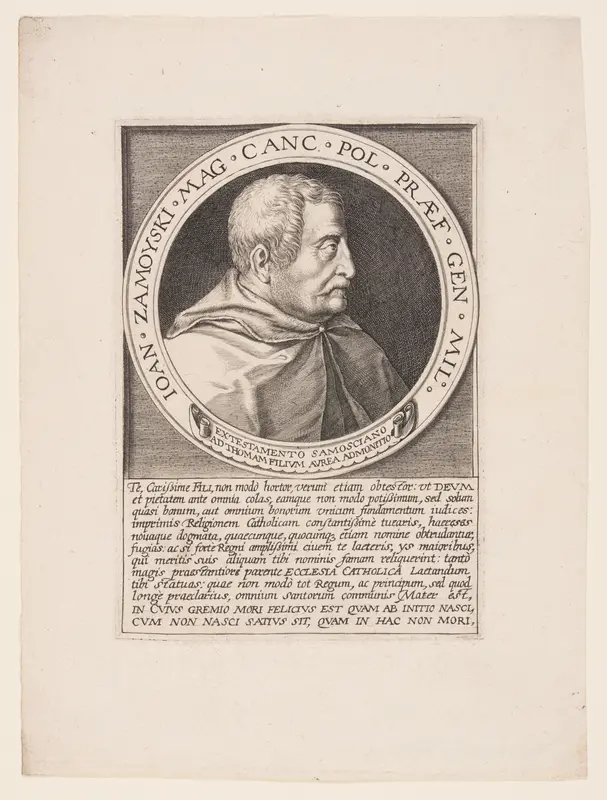 Jan Zamoyski, Polish Nobleman, Great Crown Chancellor