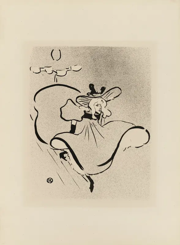 Jane Avril, from Le Café-Concert