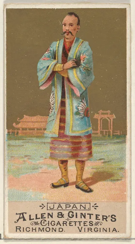 Japan, from the Natives in Costume series (N16) for Allen & Ginter Cigarettes Brands Wall Art by Allen & Ginter - High-Resolution Digital Print
