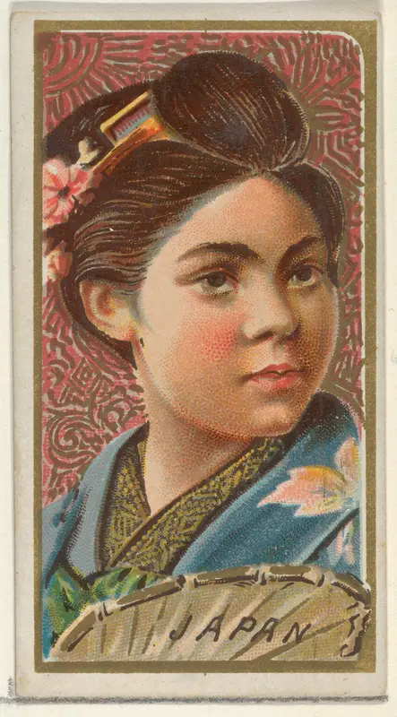 Japan, from the Types of All Nations series (N24) for Allen & Ginter Cigarettes Wall Art by Allen & Ginter - High-Resolution Digital Print