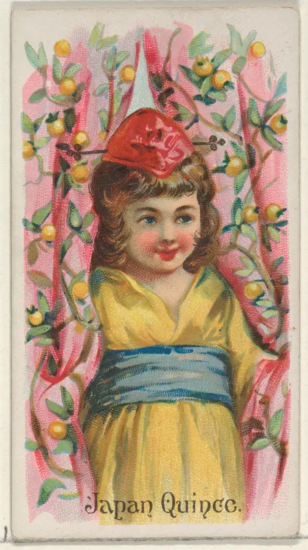 Japan Quince, from the Fruits series (N12) for Allen & Ginter Cigarettes Brands Wall Art by Allen & Ginter - High-Resolution Digital Print