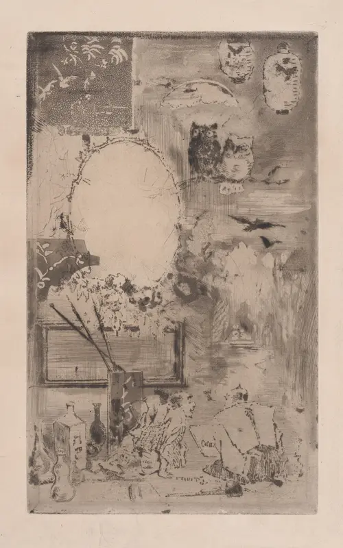 Japanese Baptism Wall Art by Félix-Hilaire Buhot - High-Resolution Digital Print