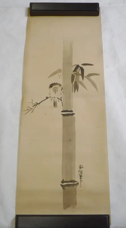 Japanese Drawing Wall Art by Kano Yasunobu - High-Resolution Digital Print