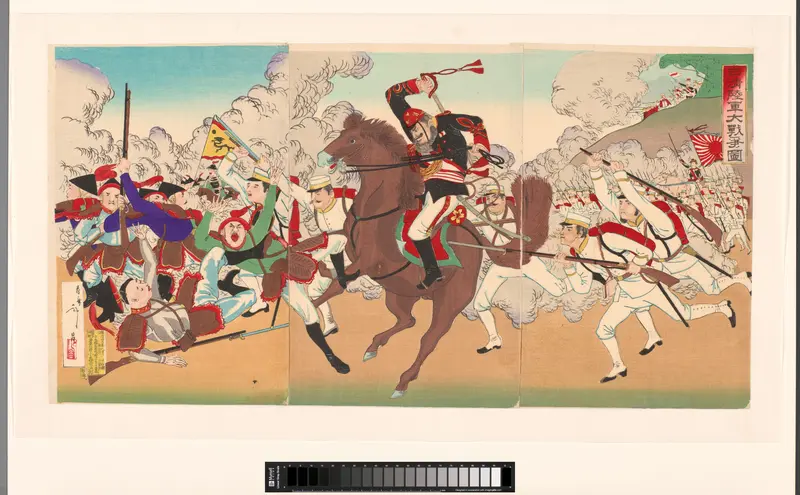 Japanse oorlogsprent Wall Art by anonymous - High-Resolution Digital Print
