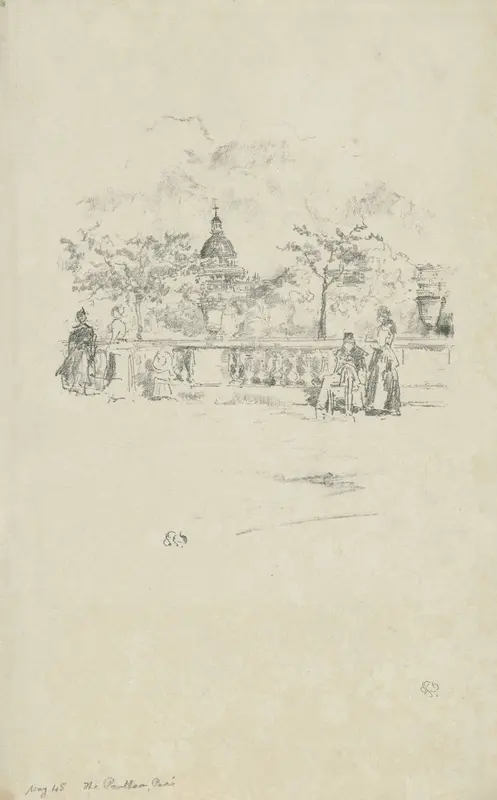 Jardin du Luxembourg Wall Art by Thomas Robert Way - High-Resolution Digital Print