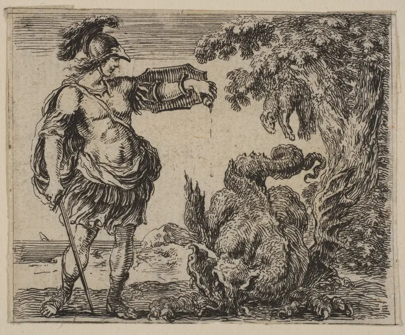 Jason, from 'Game of Mythology' (Jeu de la Mythologie) Wall Art by Stefano della Bella - High-Resolution Digital Print