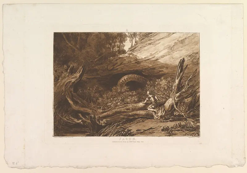 Jason, part I, plate 6 from "Liber Studiorum" Wall Art by Joseph Mallord William Turner - High-Resolution Digital Print