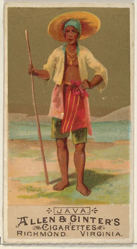 Java, from the Natives in Costume series (N16) for Allen & Ginter Cigarettes Brands Wall Art by Allen & Ginter - High-Resolution Digital Print
