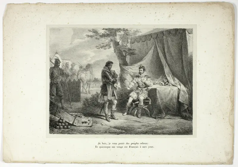 Je hais, je veux punir des peuples odieux... Wall Art by Horace Vernet - High-Resolution Digital Print
