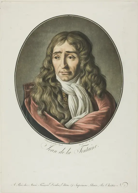 Jean de La Fontaine Wall Art by Pierre Michel Alix - High-Resolution Digital Print