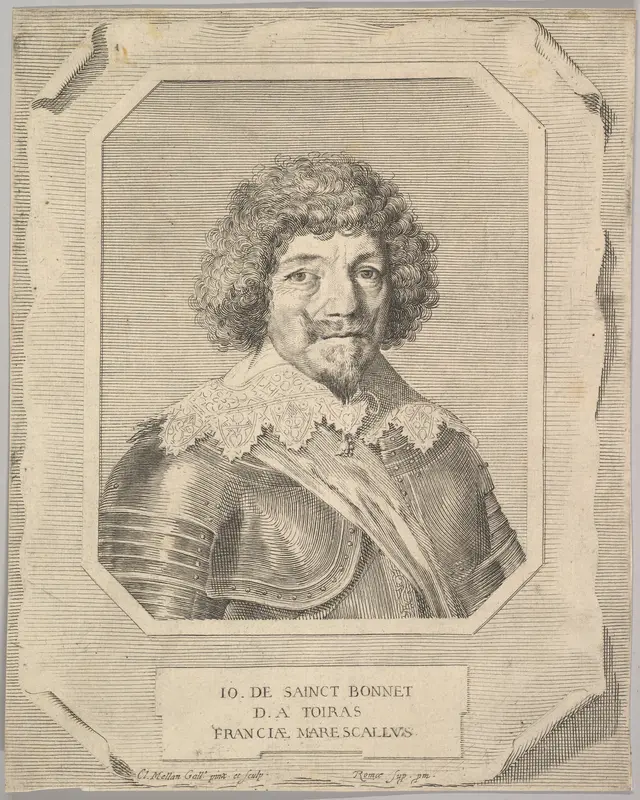 Jean de Saint-Bonnet, marquis de Toiras Wall Art by Claude Mellan - High-Resolution Digital Print