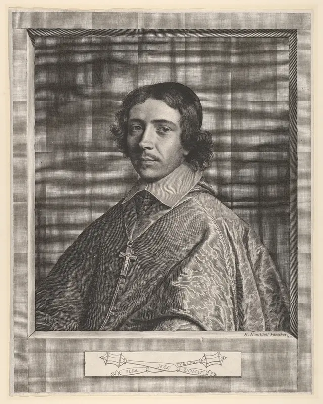 Jean-François-Paul de Gondi, Le cardinal de Retz Wall Art by Robert Nanteuil - High-Resolution Digital Print