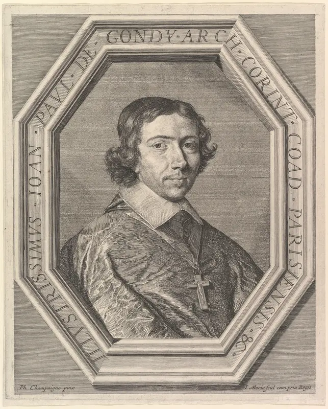 Jean-Francois-Paul de Gondy, coadjuteur de l'archeveque de Paris, futur cardinal de Retz Wall Art by Jean Morin - High-Resolution Digital Print